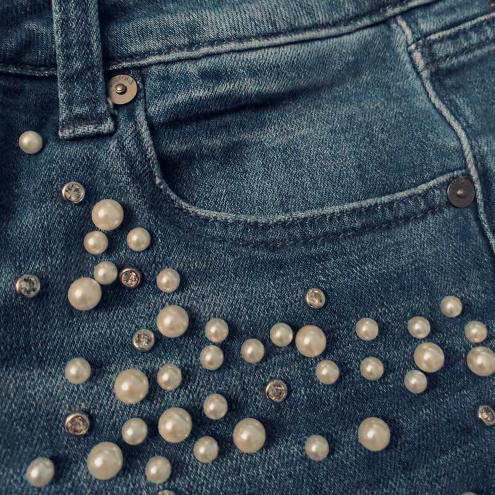 Pistola Embellished Ripped Jeans - Picture 2 of 5